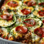 Zucchini Pizza Casserole