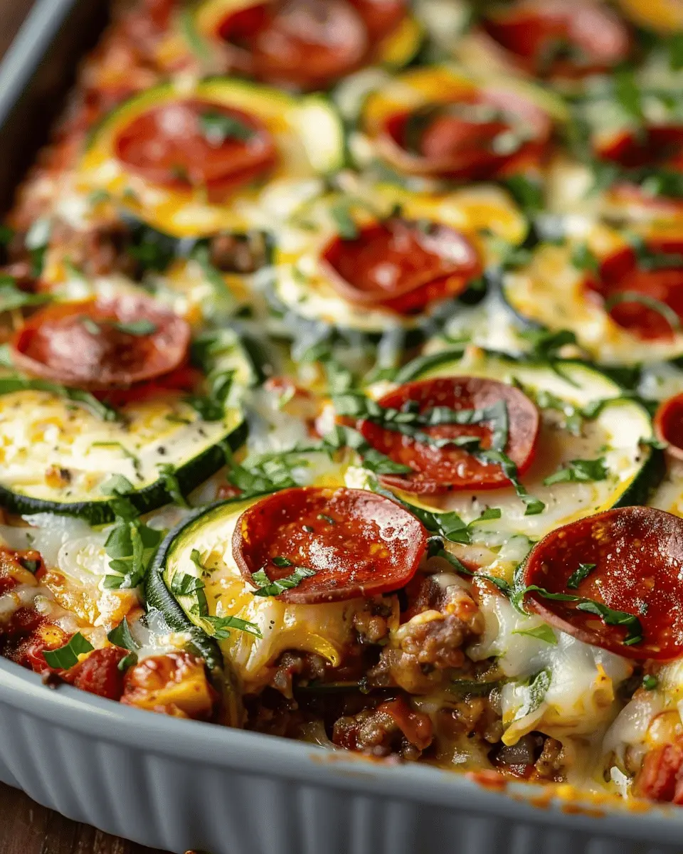 Zucchini Pizza Casserole: Easy, Guilt-Free Comfort Food Delight