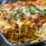 Creamy Southern Spaghetti Bake