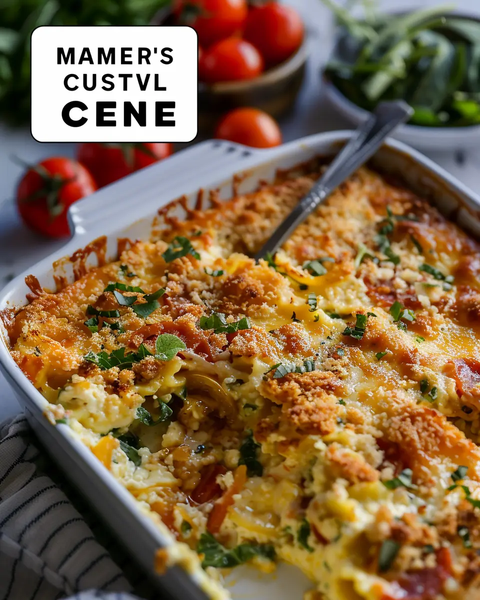 Farmer’s Casserole: Indulgent Turkey Bacon and Chicken Ham Bake