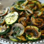 Sauteed Zucchini Mushrooms
