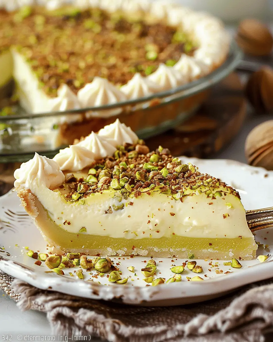 Pistachio Custard Pie: The Best Indulgent Dessert Recipe