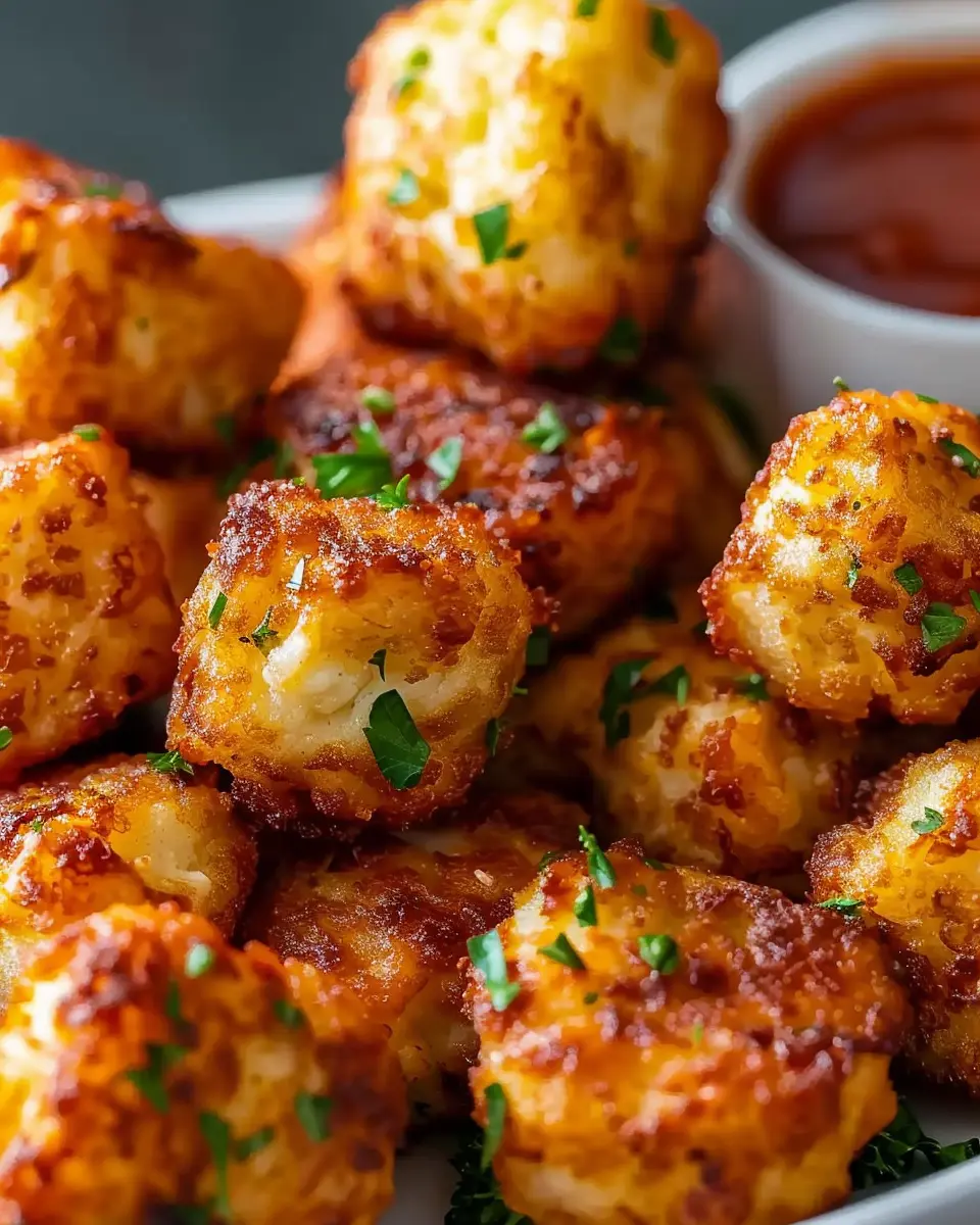 Two Ingredient Cottage Cheese Tots: Easy, Crispy Perfection