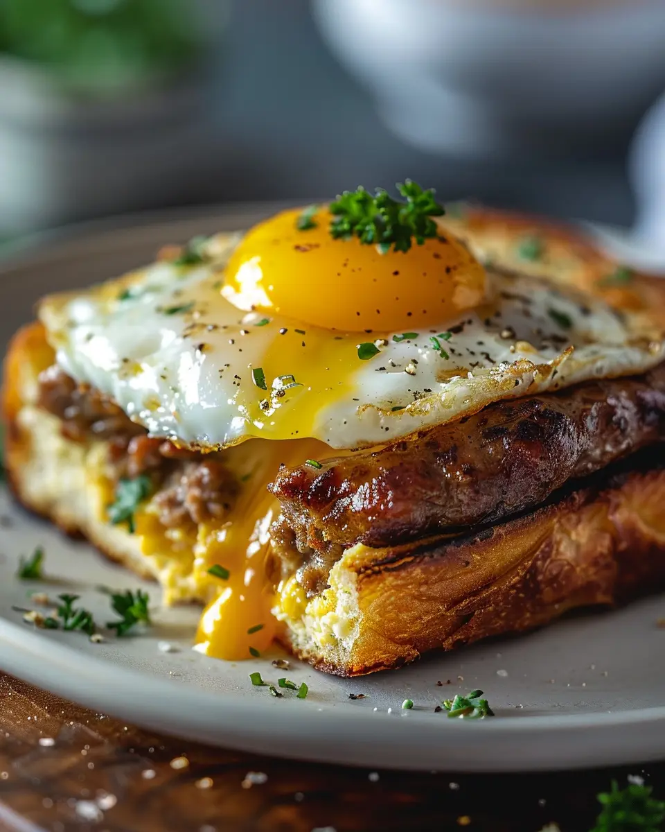 Sausage, Egg Delight: Easy Breakfast with Turkey Bacon Twist