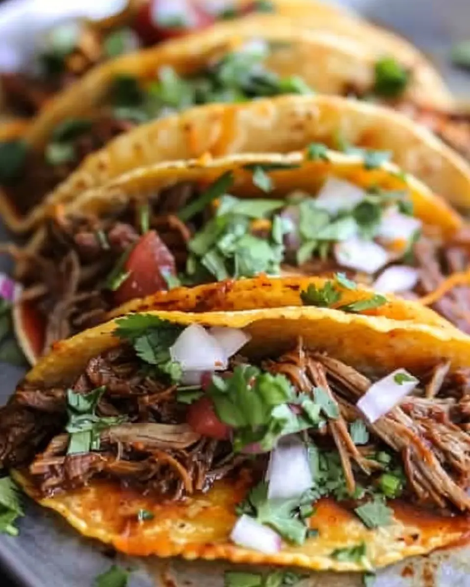 Crock Pot Birria Tacos