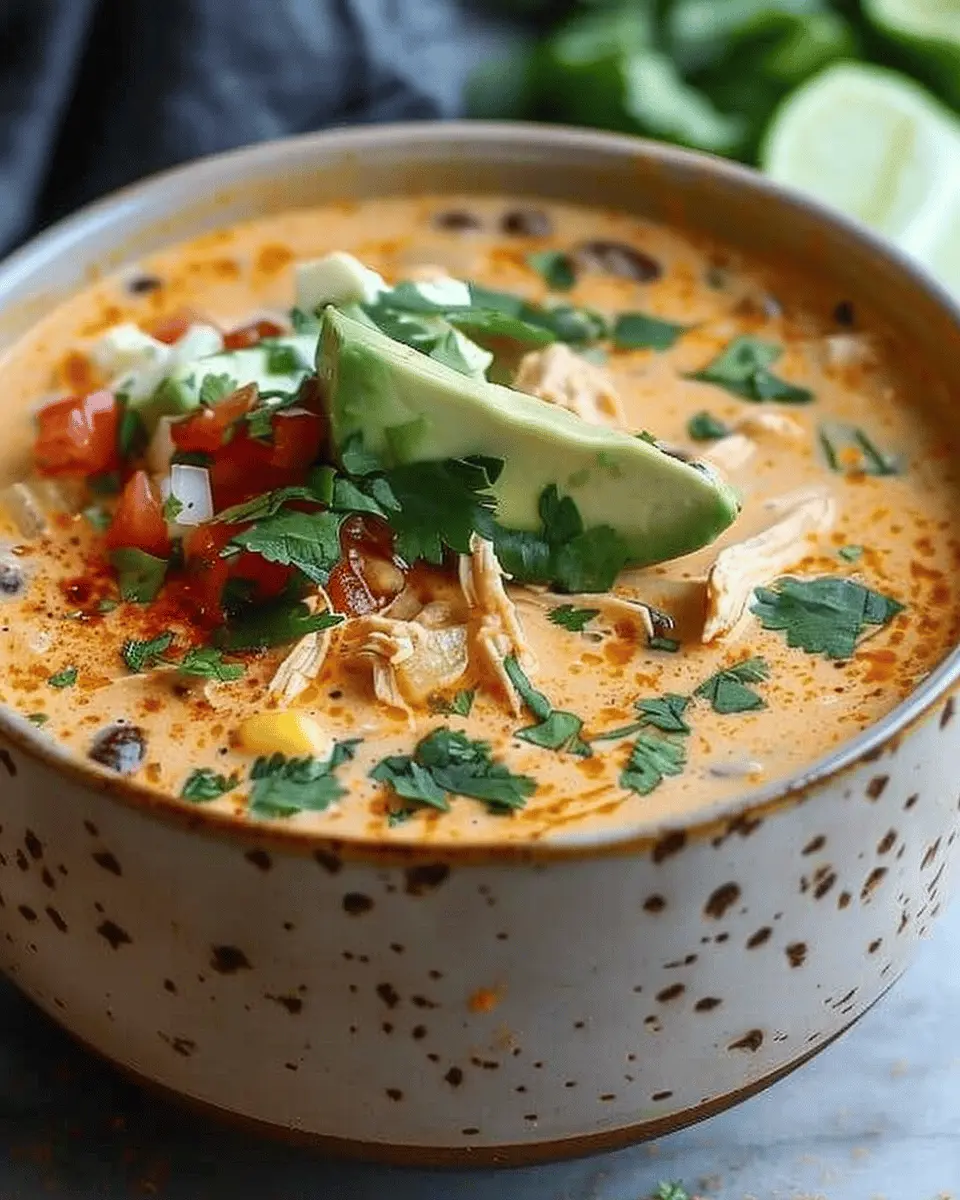 Creamy Chicken Enchilada Soup: A Luxuriously Cozy Delight