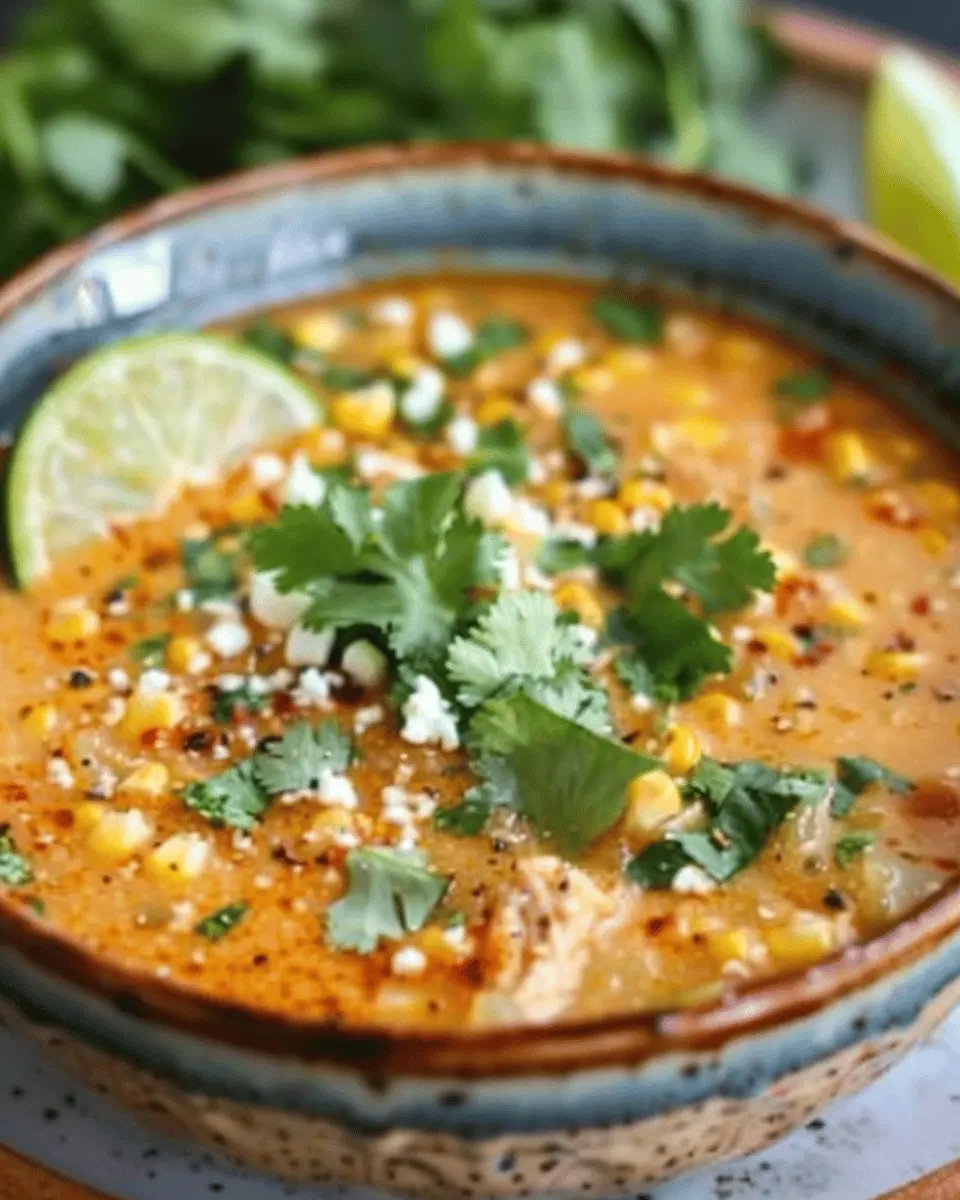 Mexican Street Corn Soup: Easy Comfort Food with Turkey Bacon