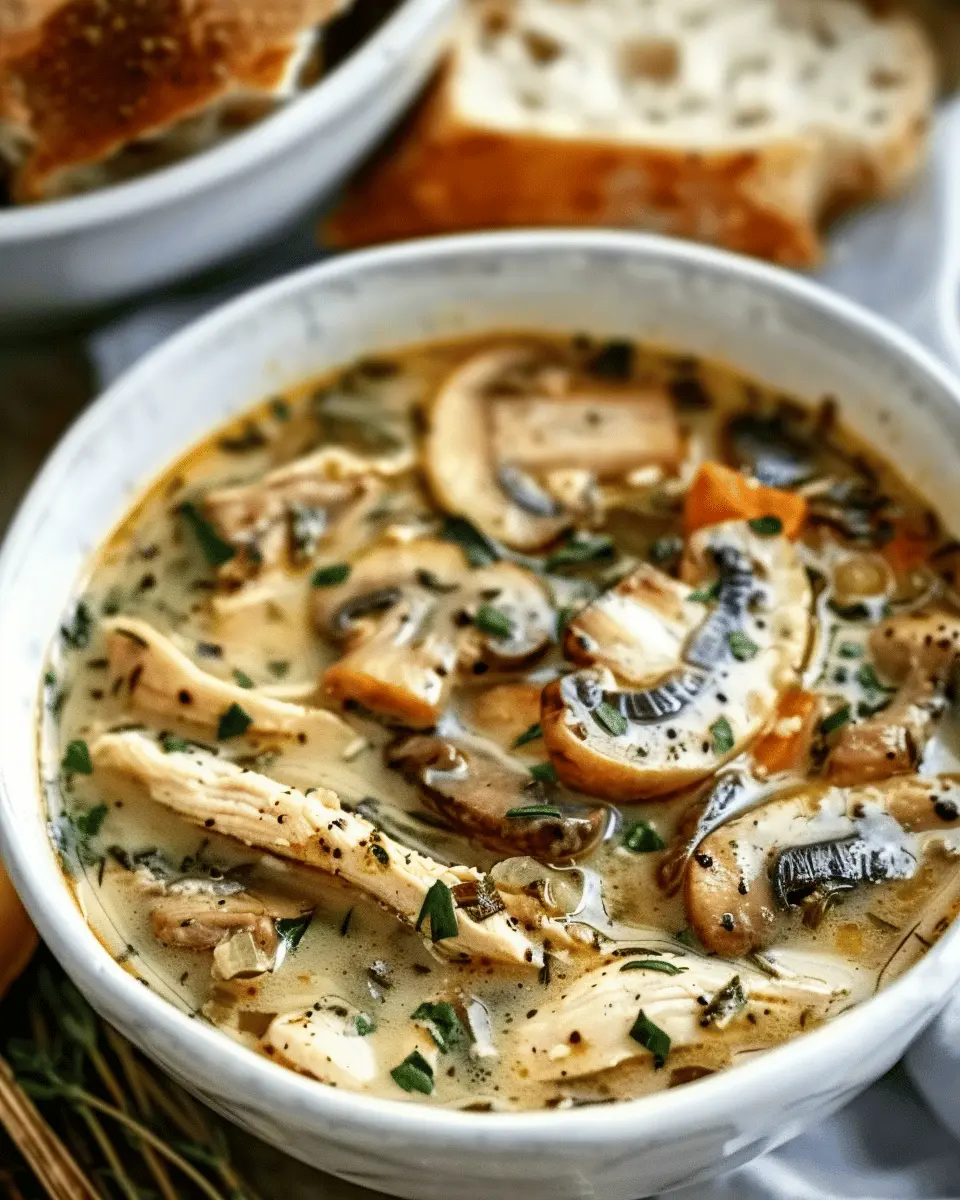 Rotisserie Chicken Mushroom Soup: A Cozy, Comforting Delight