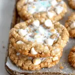 Marshmallow Crispy Cookies