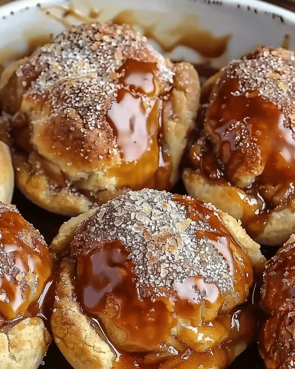 Mouthwatering Caramel Apple Pie Bombs