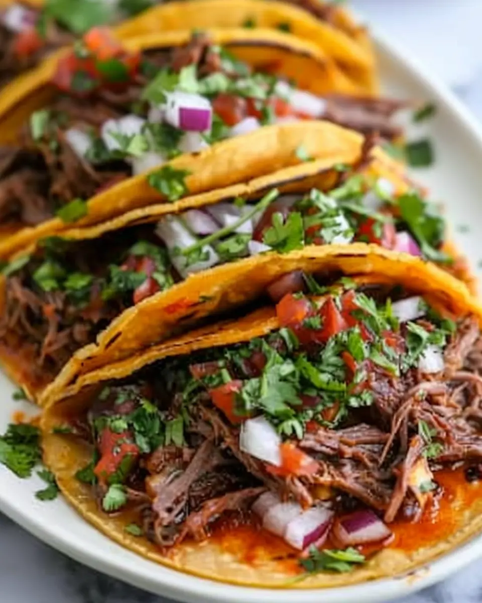 Crock Pot Birria Tacos