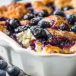 Blueberry Cottage Cheese Breakfast Bake