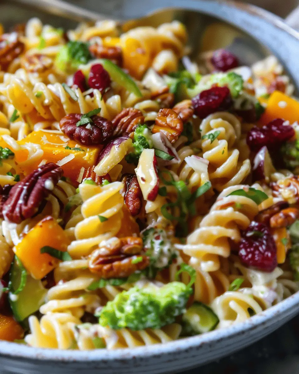 Fall Harvest Pasta Salad: A Delicious Twist with Turkey Bacon