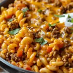 Cheesy Beef Taco Pasta