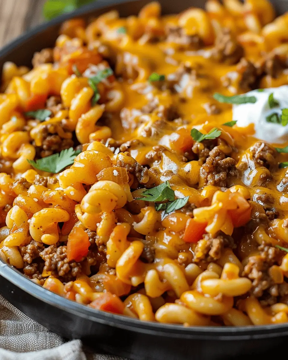 Cheesy Beef Taco Pasta: The Indulgent Comfort Food You’ll Love