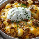 Ground Beef and Potatoes Casserole