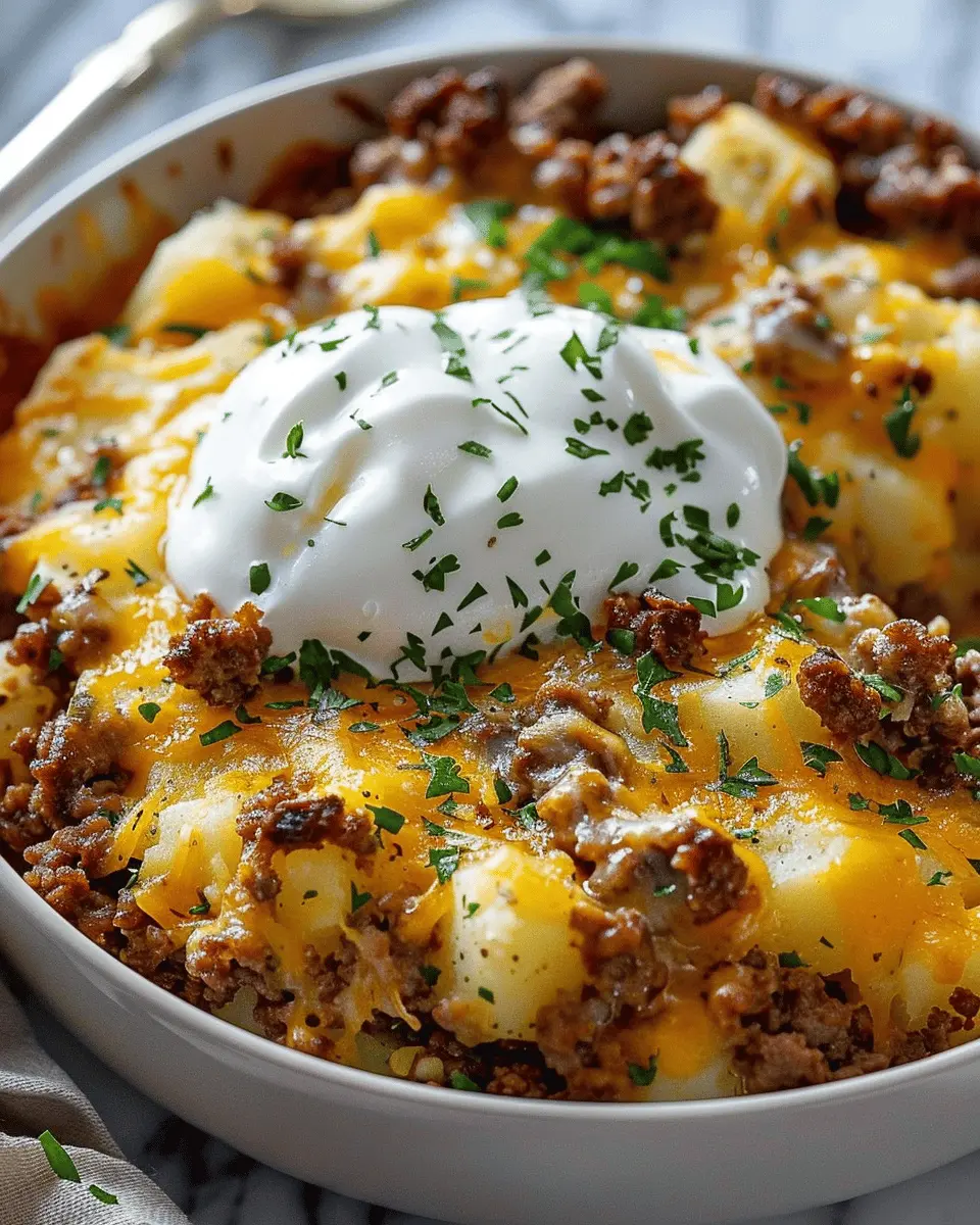 Ground Beef and Potatoes Casserole: Easy Comfort Food Delight