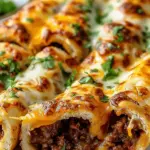 Cheesy Taco Sticks Baking