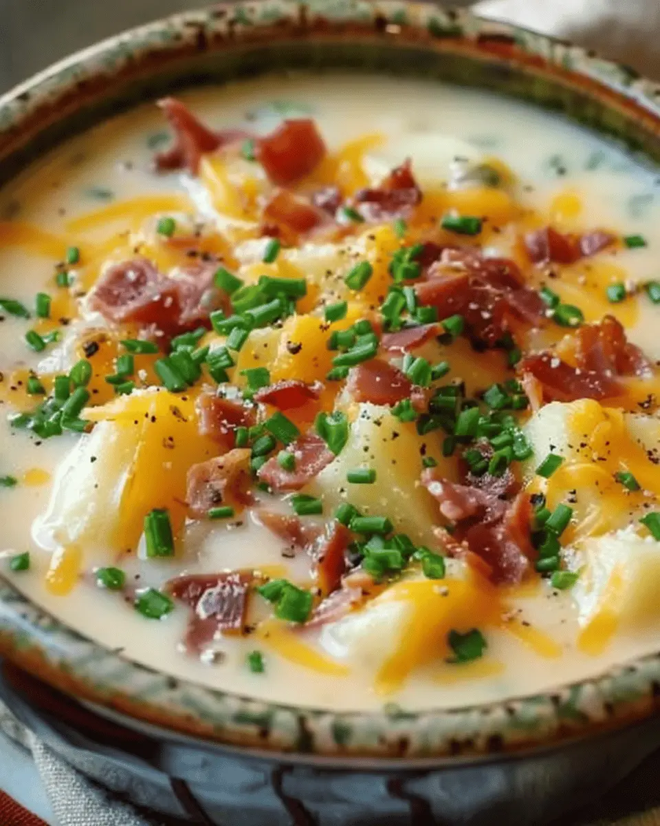 Crock Pot Crack Potato Soup: Indulgent Comfort with Turkey Bacon