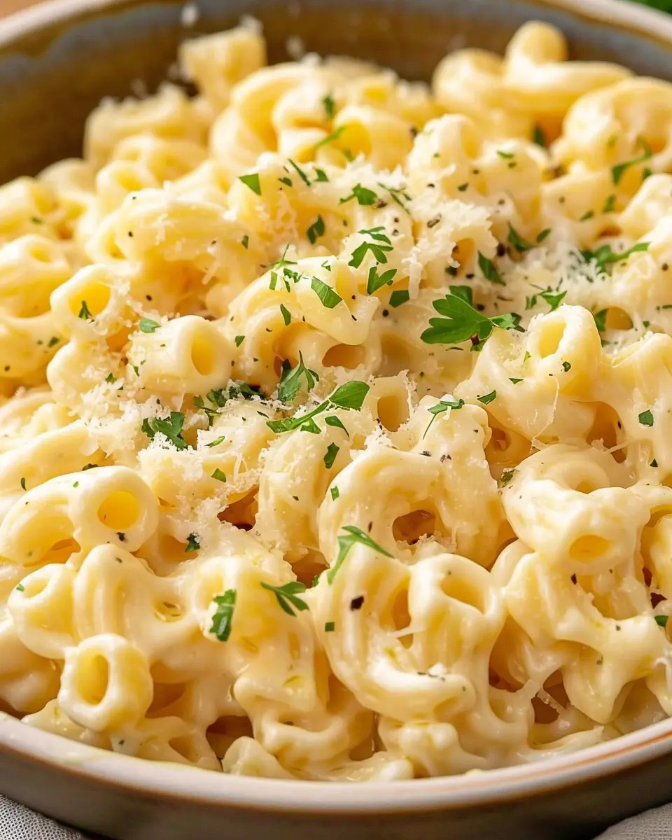 That Viral Creamy Garlic Butter Ditalini Pasta with Turkey Bacon