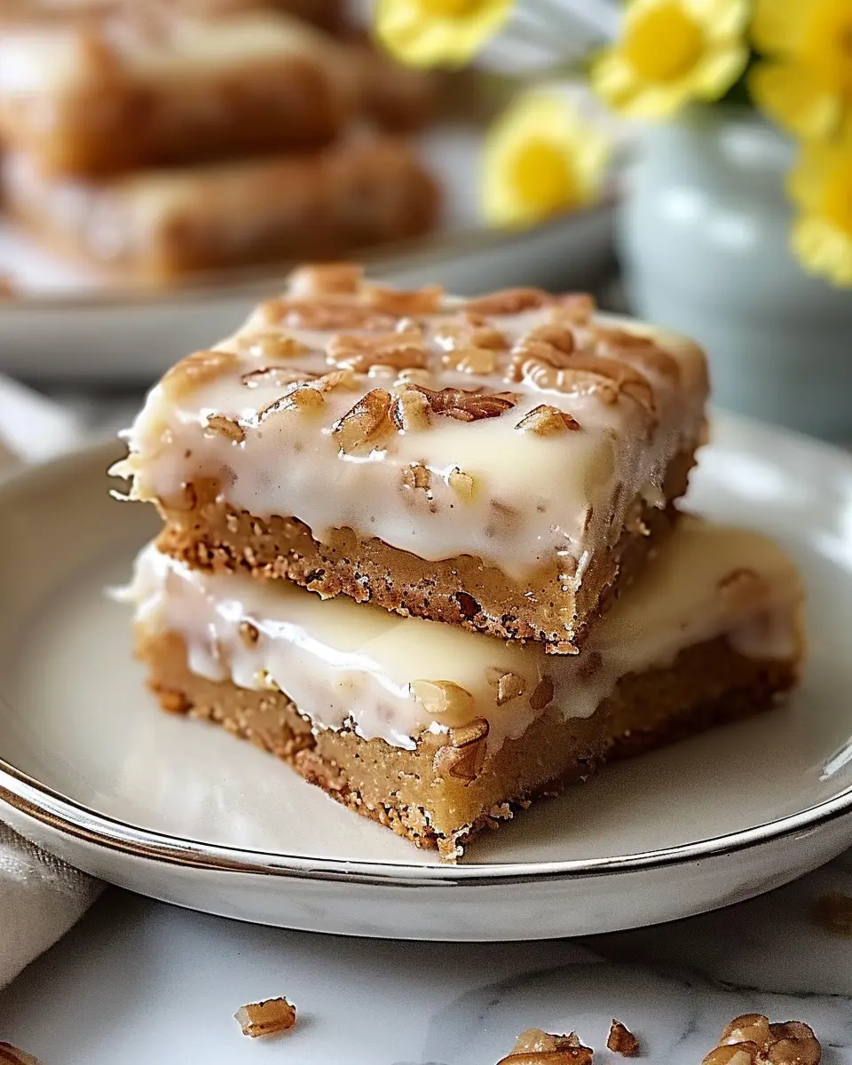 Indulge in Soft Baked Maple Donut Bars