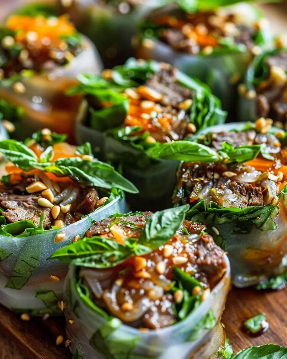 Thai Basil Beef Rolls: Easy, Flavorful Comfort in Every Bite