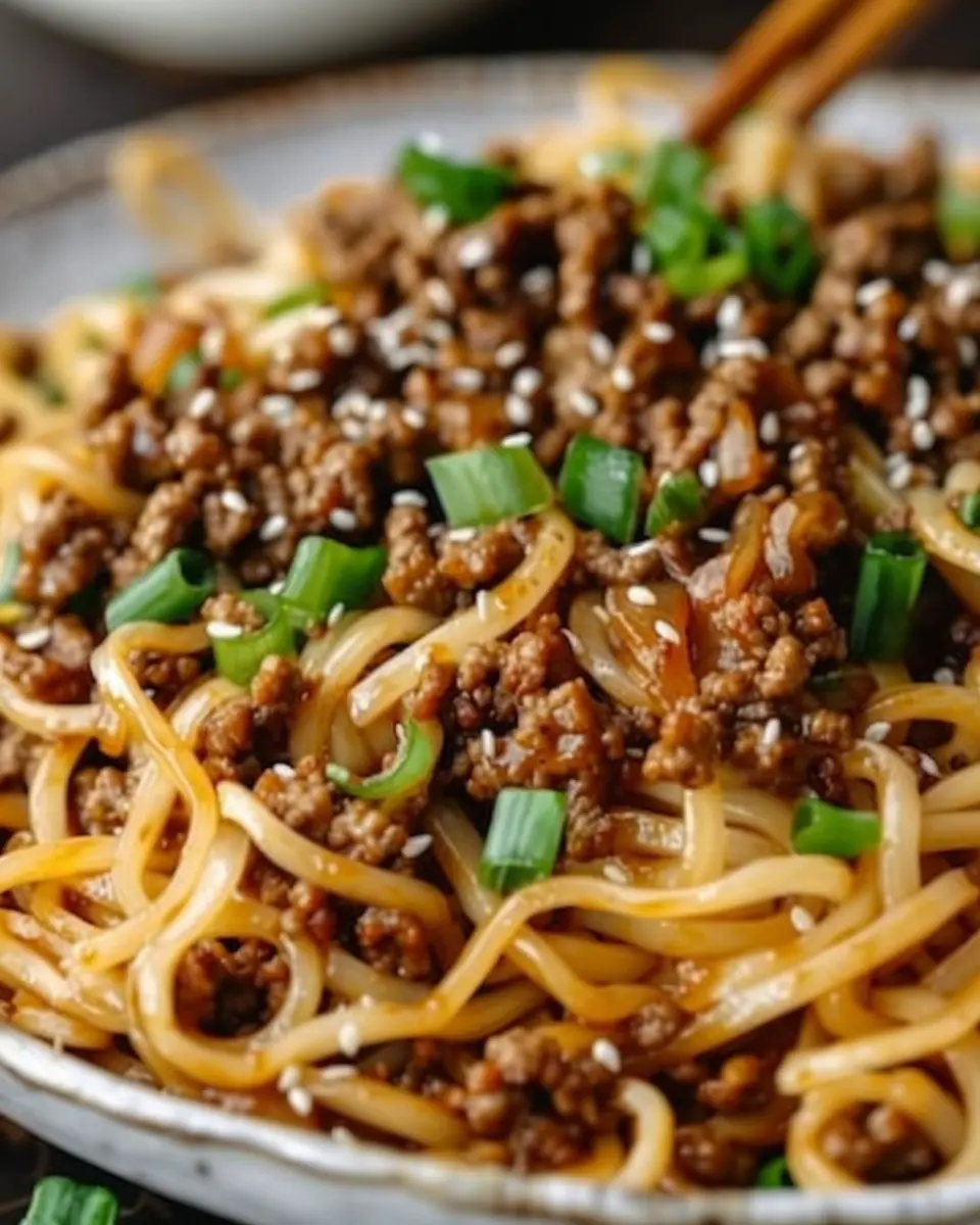 Mongolian Ground Beef Noodles: Easy Comfort Food for Everyone