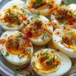 Cajun Boiled Eggs