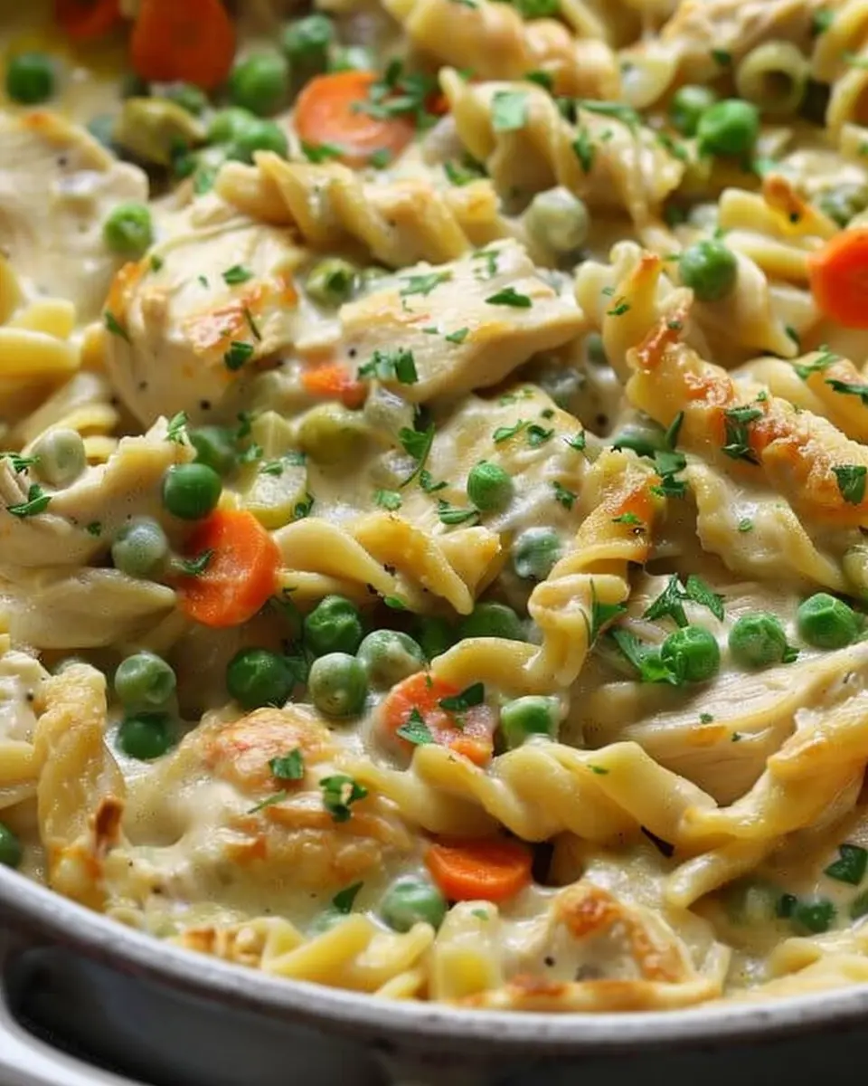Quick Chicken Pot Pie Pasta: A Cozy, Comforting Dinner Delight