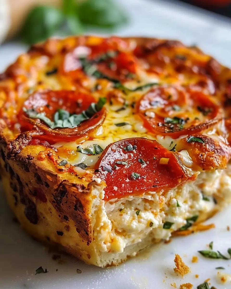 Cottage Cheese Pizza Bowl