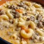 Cheeseburger Macaroni Soup