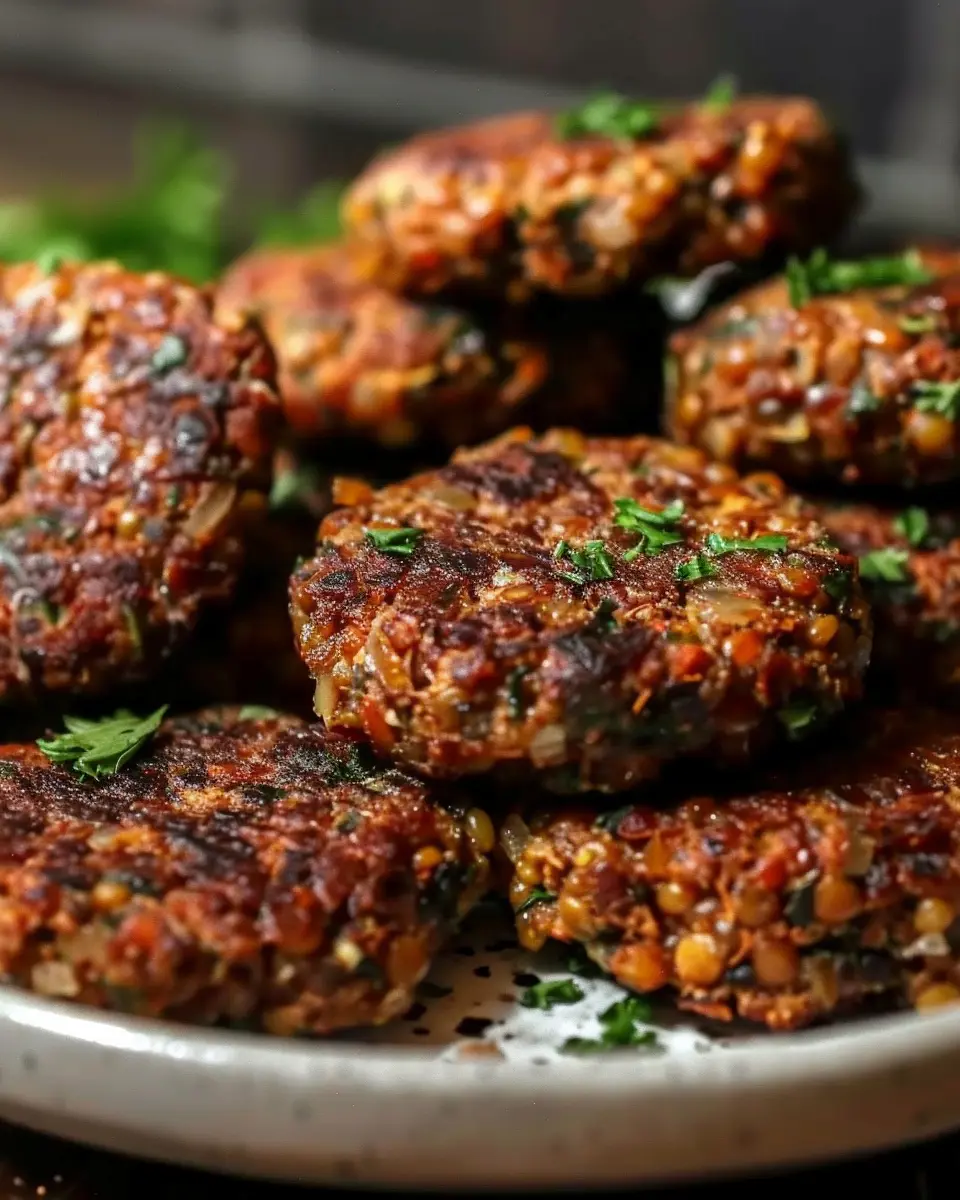 Lentil Vegan Sausage Patties: Easy, Healthy, and Deliciously Spiced