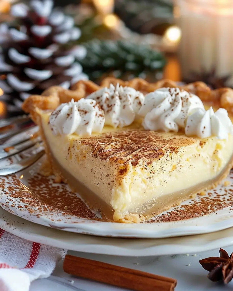 Christmas Eve Cinnamon-Vanilla Custard Pie: A Delightful Indulgence