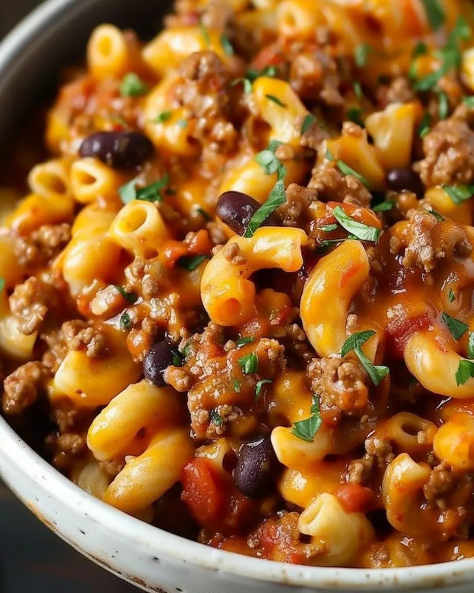 Easy Chili Mac: A Savory Twist with Turkey Bacon and Chicken Ham