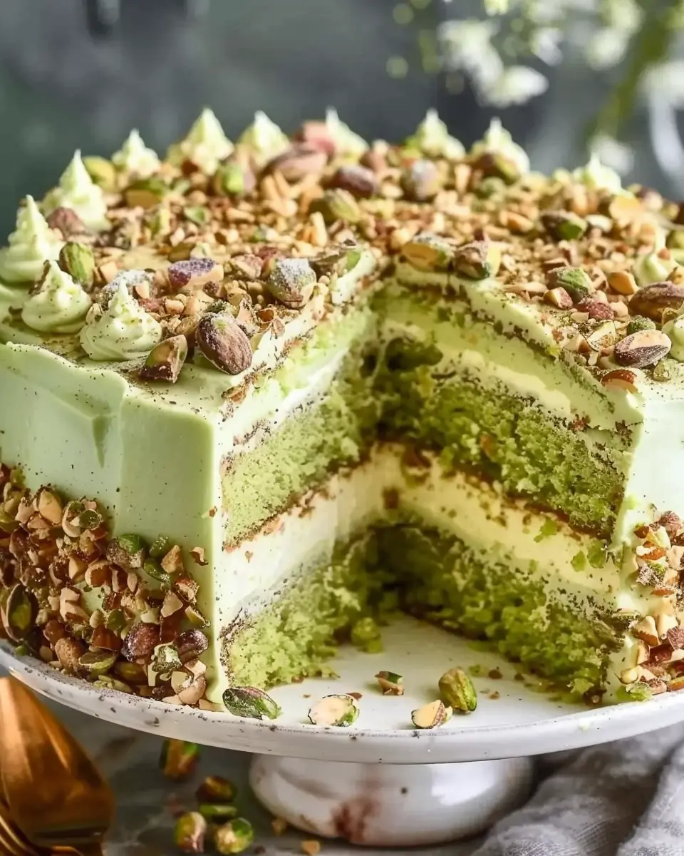 Pistachio Mascarpone Layer Cake: The Best Indulgent Treat Ever