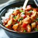 Crockpot Sweet and Sour Chicken