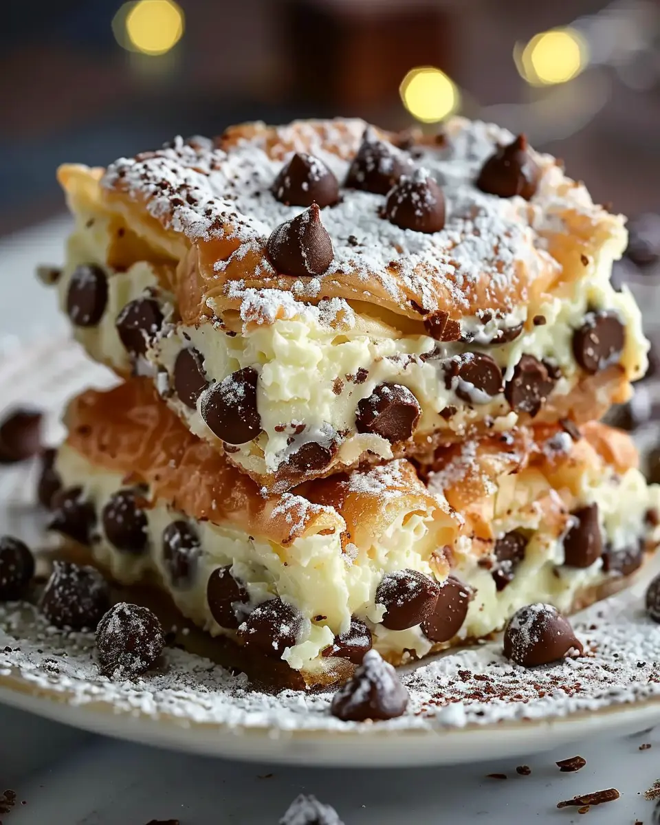 Classic Cannoli Squares: Easy Indulgence for Homemade Bliss