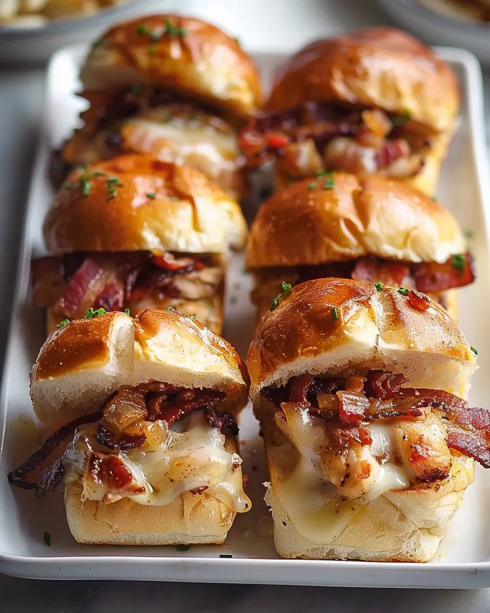 Maple Chicken Turkey Bacon Sliders: A Juicy Homemade Delight
