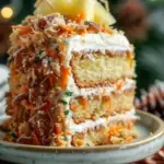 Christmas Hawaiian Carrot Pineapple Cake