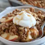 Healthy High Protein Apple Crisp