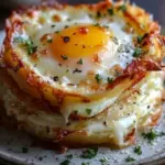 Baked Eggs Napoleon