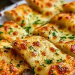 Air Fryer Cheesy Tortilla Garlic Bread