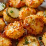 Crispy Pickle Cheese Bites