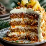 Christmas Hawaiian Carrot Pineapple Cake