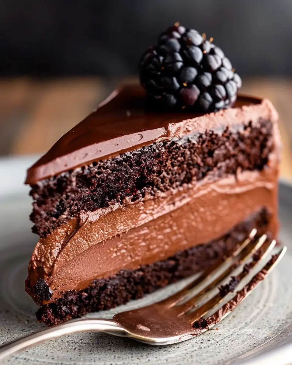 Dark Chocolate Mousse Cake: Indulgent &amp; Easy Homemade Delight