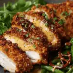 Crispy Pretzel Crusted Chicken
