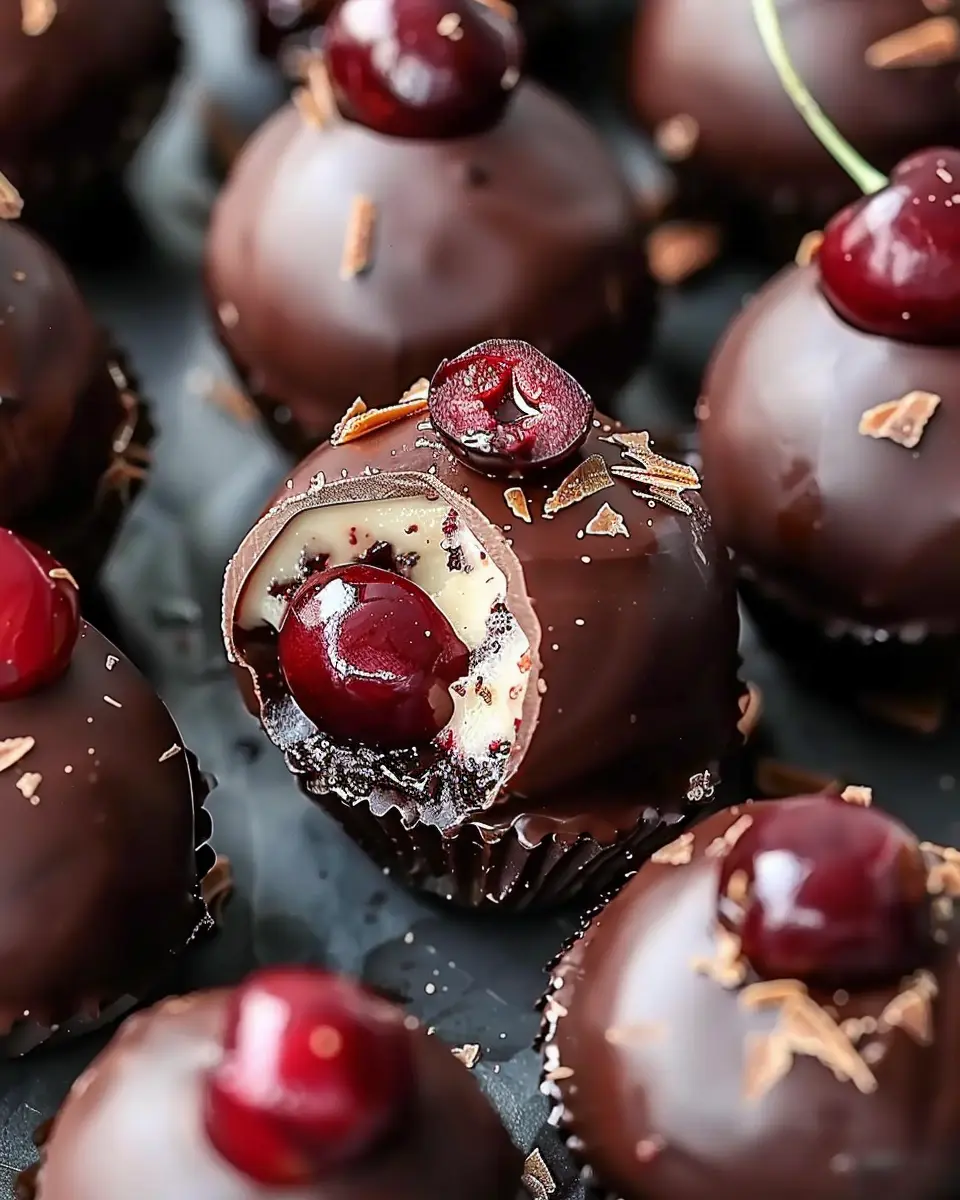 Chocolate Cherry Cheesecake Truffles Recipe: Indulgent and Easy Delight