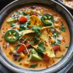 Creamy Vegetarian Tortilla Soup
