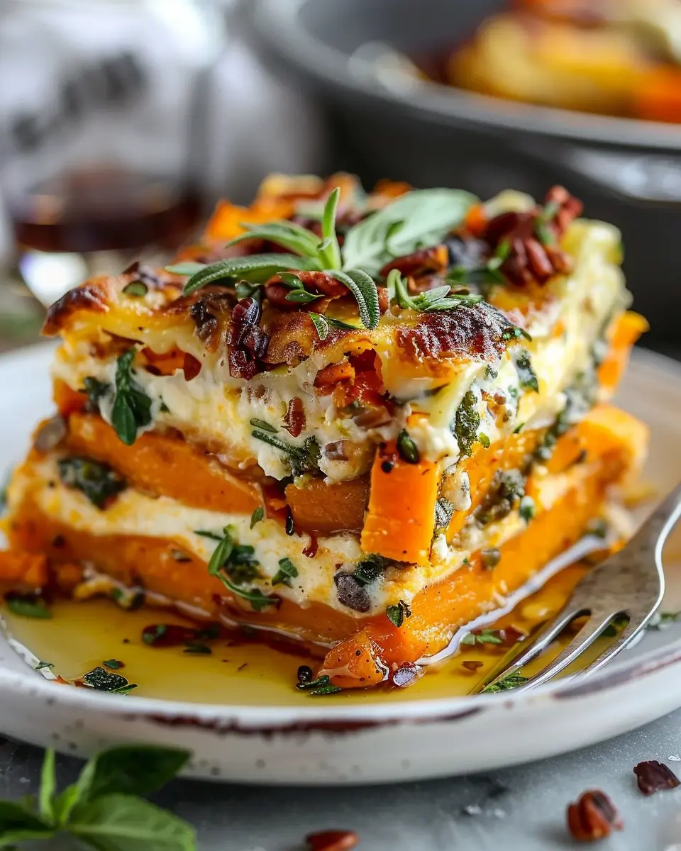 Layered Sweet Potato Lasagna: A Comforting Veggie Delight Recipe