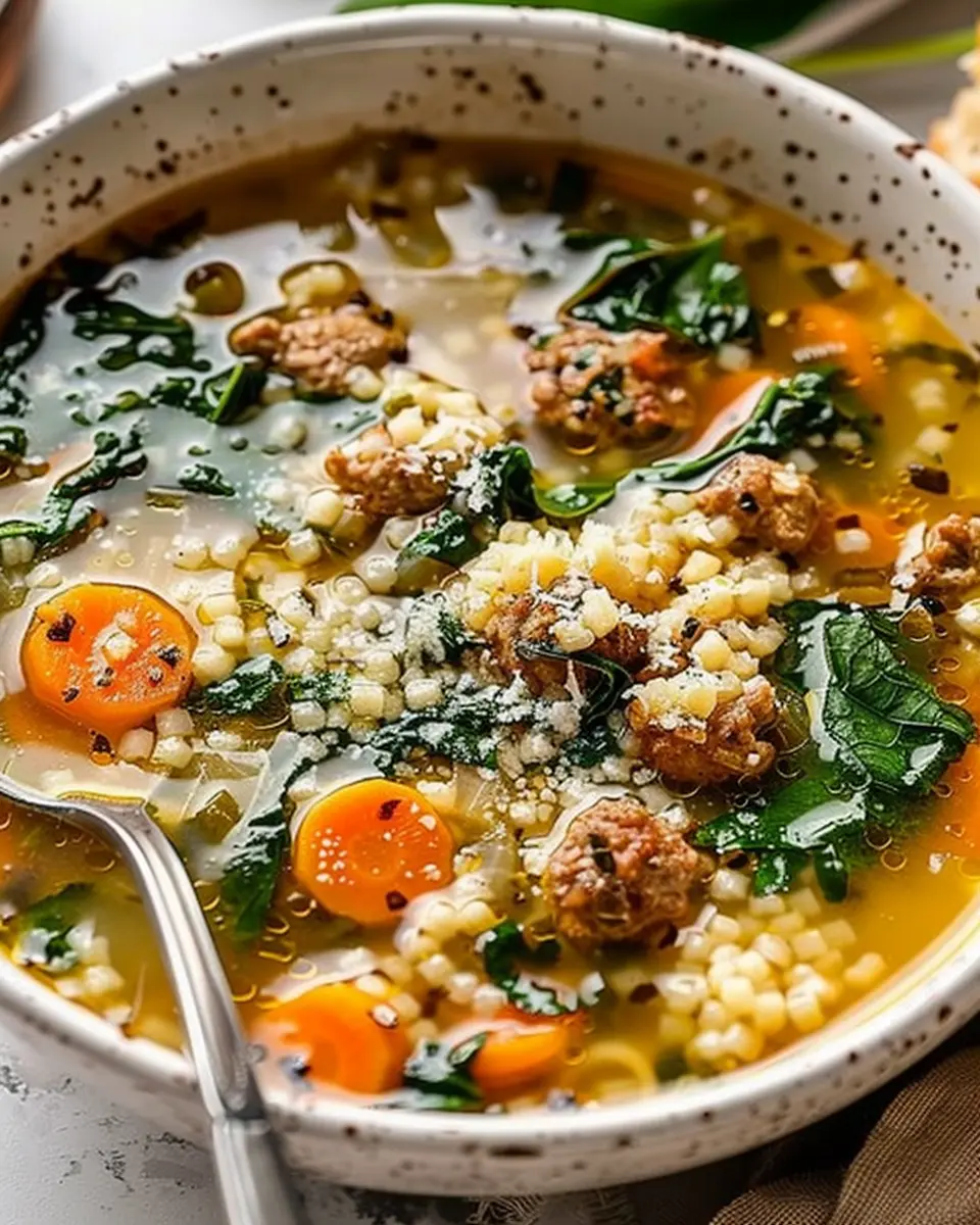Italian Wedding Soup Recipe: Comforting Flavor with Turkey Bacon